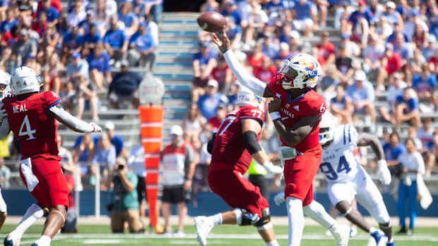 Kansas Jayhawks quarterback Jalon Daniels